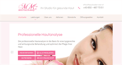 Desktop Screenshot of beautysalon-wien.at